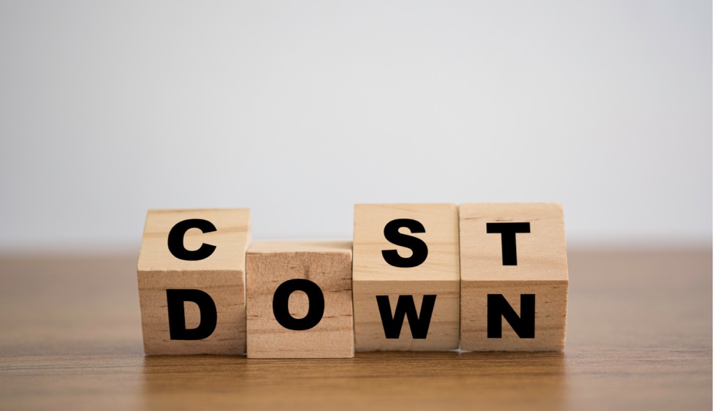Dropping manufacturing costs