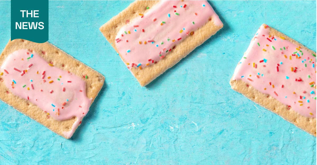 Manufacturing -- The News logo with picture of pop-tarts