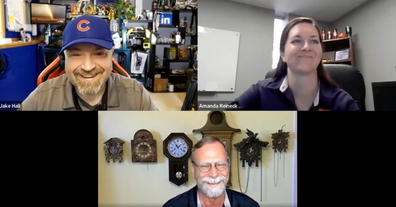 Screenshot of panel discussion